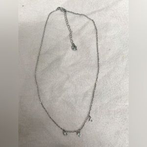 Swarovski silver necklace for children